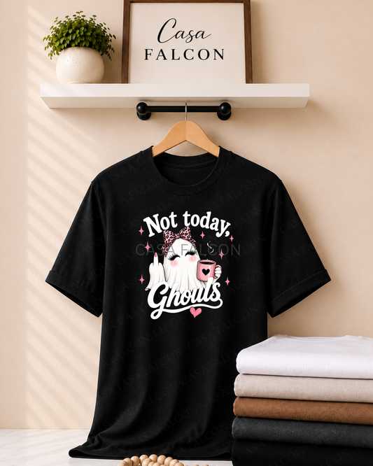 Not Today Ghouls Halloween Graphic Tee