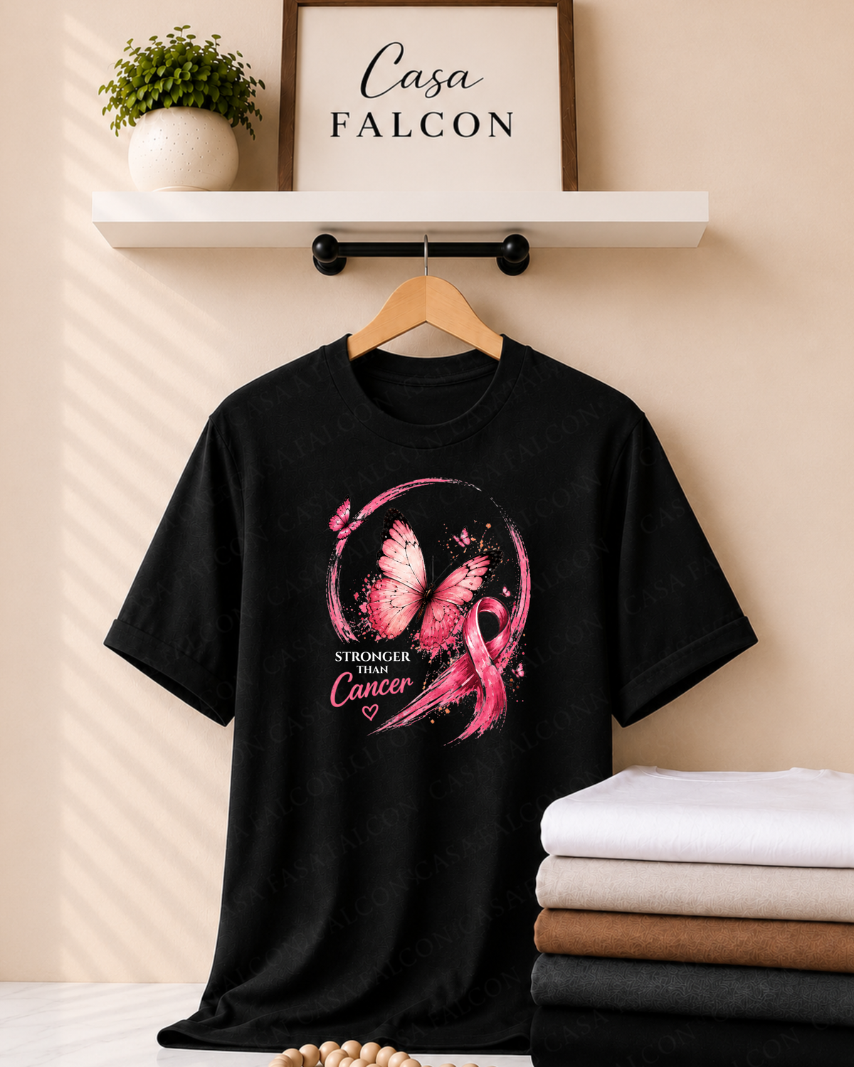 Stronger Than Cancer Breast Cancer Awareness Tee