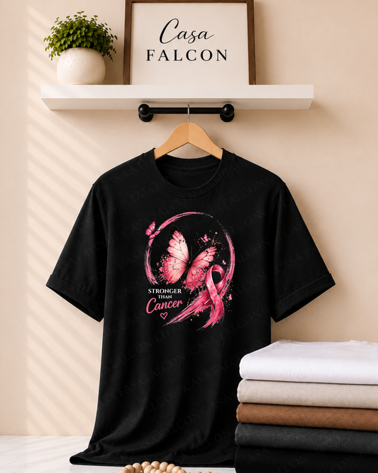 Stronger Than Cancer Breast Cancer Awareness Tee