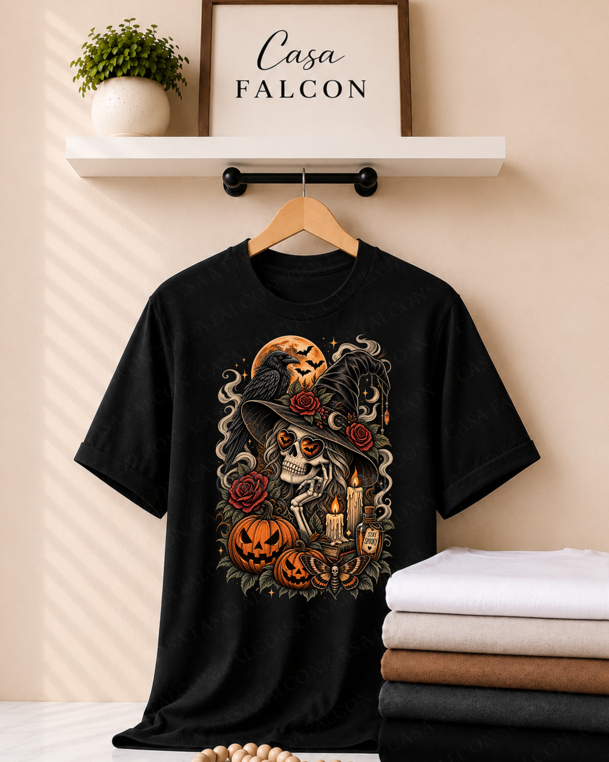 Pretty Little Witch Vintage Halloween Tee