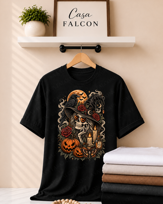 Pretty Little Witch Vintage Halloween Tee
