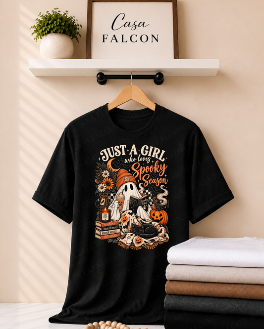 Just a Girl Who Loves Spooky Season Graphic Tee