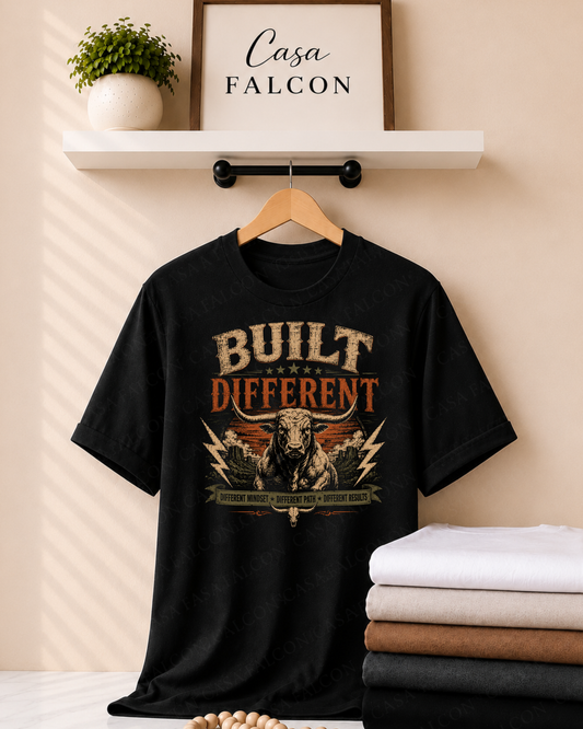 Built Different Bull Tee